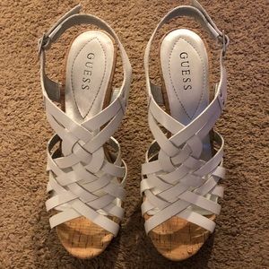 Guess Heel Cork Wedges